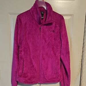The North Face Women's Vibrant Pink Teddy Jacket